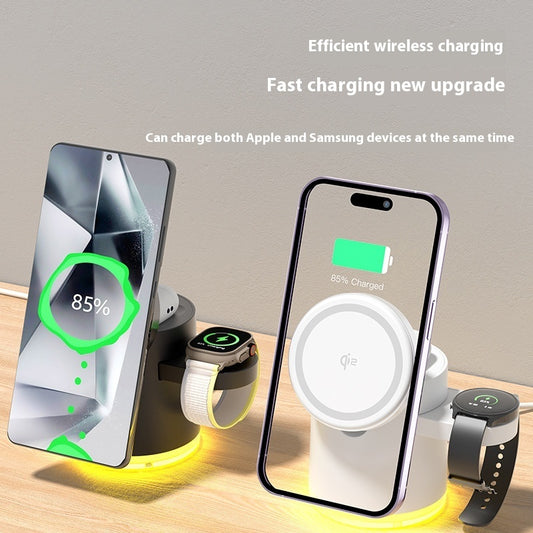 Folding Magnetic Three-in-one Wireless Charger – General at AWSMshop.ai