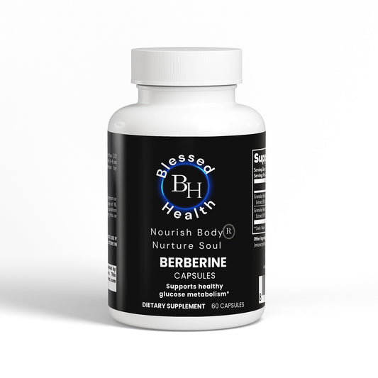 Berberine– Supports Normal Blood Sugar, Heart Health & Weight Management – 60 Capsules”