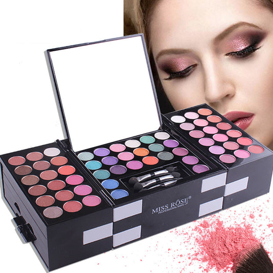 MISS ROSE 144 color 3 color 3 Color Eyeshadow blush eyebrow makeup makeup makeup kit special wholesa