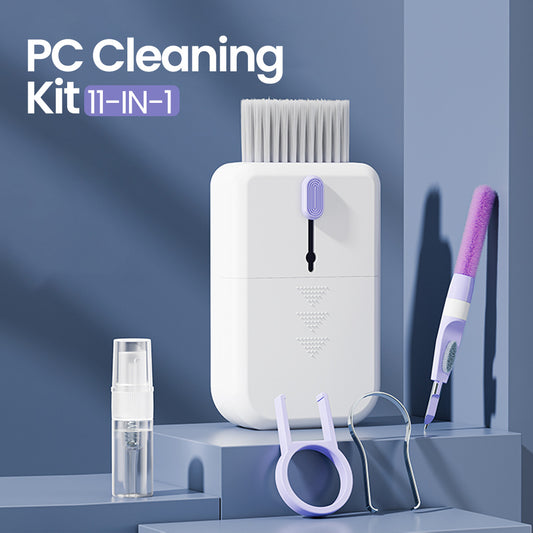 Portable 11 In 1 Multifunctional Cleaning Kit Computer Keyboard Cleaner Phone Screen Clean Tools Ear