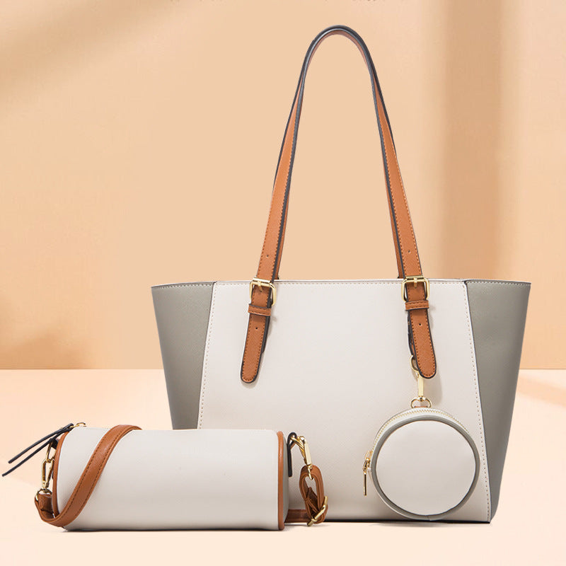Fashion Large Capacity Three-in-one Saffiano Bag Portable Simplicity – Uncategorized at AWSMshop.ai