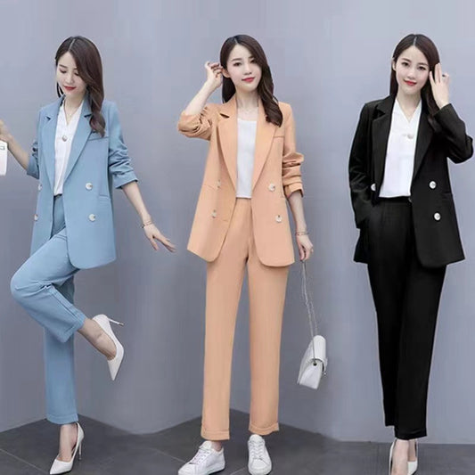 Women's Korean-style Loose Temperament Plus Size Suit – Suits at AWSMshop.ai