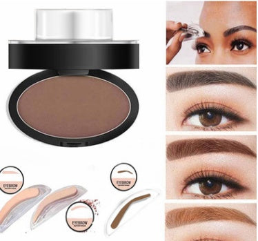 Eyebrow Powder Stamp Tint Stencil Kit Cosmetics Professional Makeup Waterproof Eye Brow Stamp Lift E