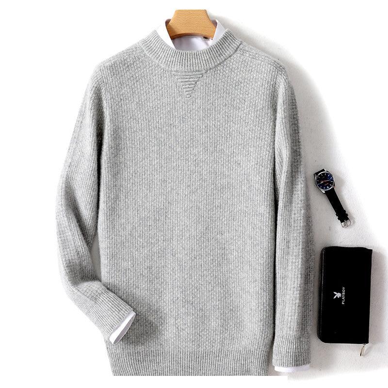 Winter Rhombus Cashmere Sweater Men – Apparel & Accessories > Clothing > Clothing Tops > Sweaters at