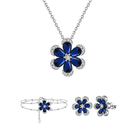 bracelet and earrings