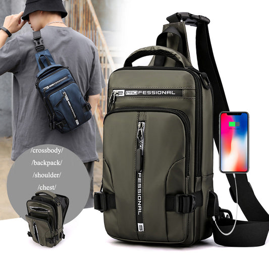 Crossbody Bags Men Multifunctional Backpack Shoulder Chest Bags – Uncategorized at AWSMshop.ai