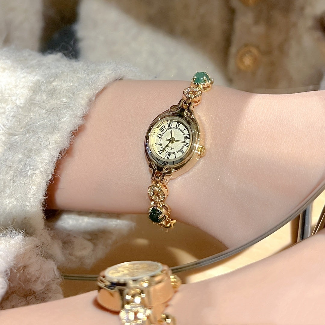 Dial Gold Mid-ancient Mild Luxury Retro Refined Grace Watch – Watches at AWSMshop.ai